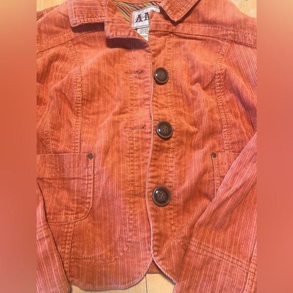 AMI Paris Orange Button Jacket - Picture 2 of 5
